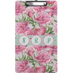 Watercolor Peonies Clipboard (Legal Size) (Personalized)