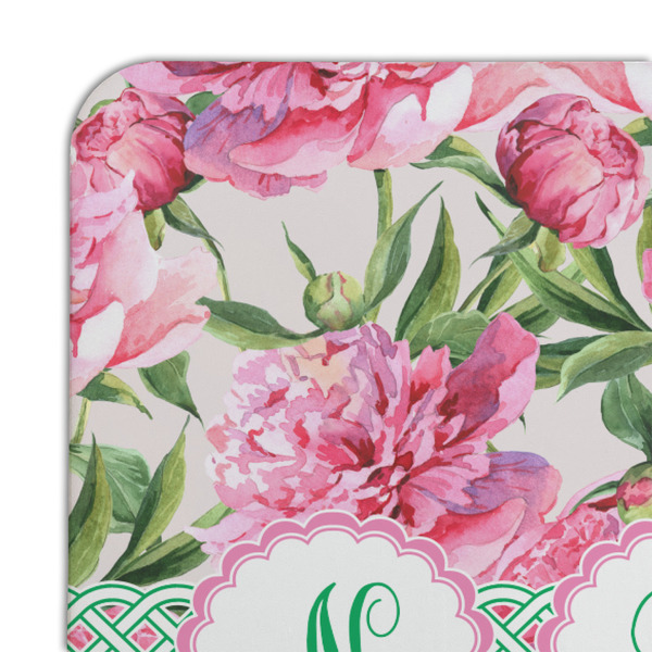 Watercolor Peonies Coaster Set - DETAIL