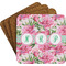 Watercolor Peonies Coaster Set (Personalized)