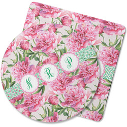 Watercolor Peonies Rubber Backed Coaster (Personalized)