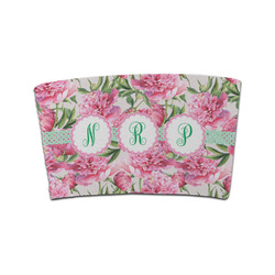 Watercolor Peonies Coffee Cup Sleeve (Personalized)