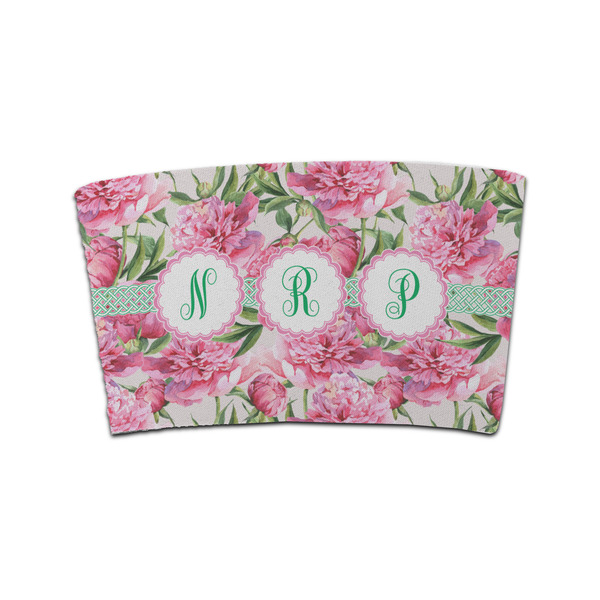 Custom Watercolor Peonies Coffee Cup Sleeve (Personalized)