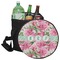 Watercolor Peonies Collapsible Personalized Cooler & Seat