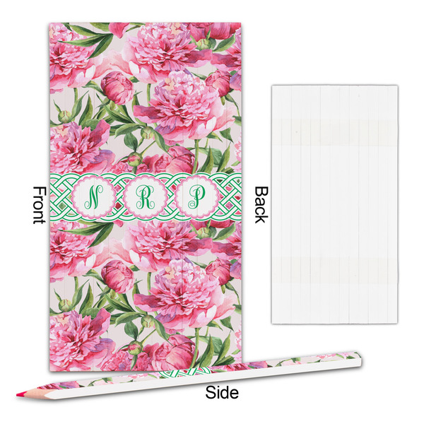 Watercolor Peonies Colored Pencils - Approval