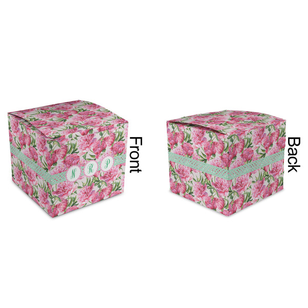 Watercolor Peonies Cubic Gift Box - Approval