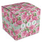 Watercolor Peonies Cube Favor Gift Boxes (Personalized)