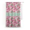 Watercolor Peonies Curtain With Window and Rod