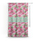 Watercolor Peonies Custom Curtain With Window and Rod