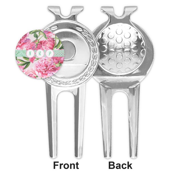 Watercolor Peonies Divot Tool - Second