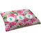 Watercolor Peonies Dog Bed - Large