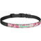 Watercolor Peonies Dog Collar - Large - Front