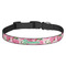 Watercolor Peonies Dog Collar (Personalized)