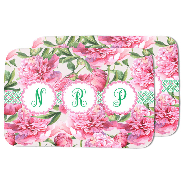 Watercolor Peonies Drying Dish Mat - MAIN