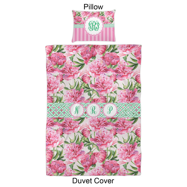 Watercolor Peonies Duvet Cover Set - Twin XL - Approval