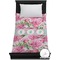 Watercolor Peonies Duvet Cover - Twin (Personalized)