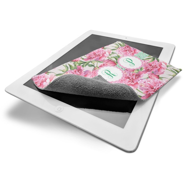 Watercolor Peonies Electronic Screen Wipe - iPad