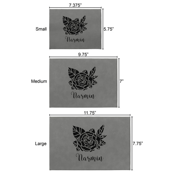 Watercolor Peonies Engraved Gift Boxes - All 3 Sizes