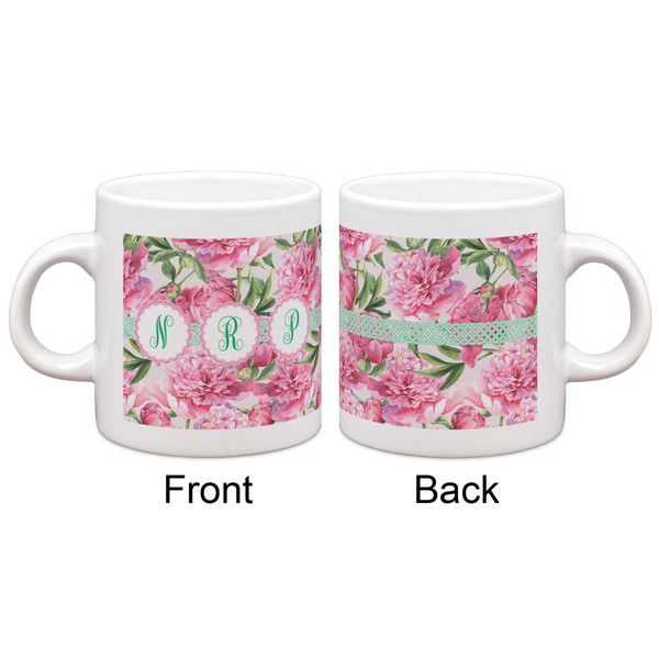 Watercolor Peonies Espresso Cup - Apvl
