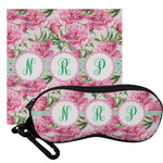 Watercolor Peonies Eyeglass Case & Cloth (Personalized)