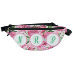 Watercolor Peonies Fanny Pack - Classic Style (Personalized)