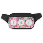 Watercolor Peonies Fanny Pack (Personalized)