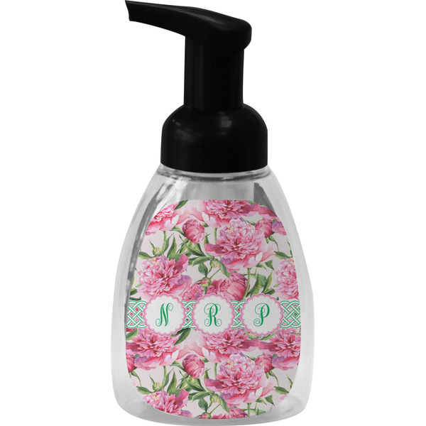Watercolor Peonies Foam Soap Bottle