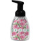 Watercolor Peonies Foam Soap Bottle - Black (Personalized)