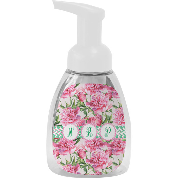 Custom Watercolor Peonies Foam Soap Bottle (Personalized)