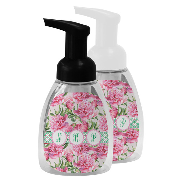 Watercolor Peonies Foam Soap Bottles - Main