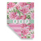 Watercolor Peonies Garden Flags - Large - Double Sided - FRONT FOLDED