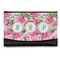 Watercolor Peonies Genuine Leather Women's Wallet - Small (Personalized)