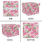 Watercolor Peonies Gift Boxes with Lid - Canvas Wrapped - Small - Approval