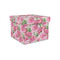 Watercolor Peonies Gift Boxes with Lid - Canvas Wrapped - Small - Front/Main