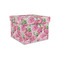 Watercolor Peonies Gift Box with Lid - Canvas Wrapped - Small (Personalized)