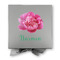 Watercolor Peonies Gift Boxes with Magnetic Lid - Silver - Approval