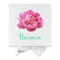 Watercolor Peonies Gift Boxes with Magnetic Lid - White - Approval