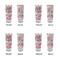 Watercolor Peonies Glass Shot Glass - 2 oz - Set of 4 - APPROVAL