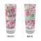 Watercolor Peonies Glass Shot Glass - 2 oz - Single - APPROVAL