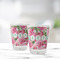 Watercolor Peonies Glass Shot Glass - Standard - LIFESTYLE