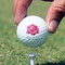 Watercolor Peonies Golf Ball - Branded - Hand