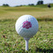 Watercolor Peonies Golf Ball - Branded - Tee Alt