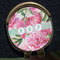 Watercolor Peonies Golf Ball Marker Hat Clip - Gold - Close Up