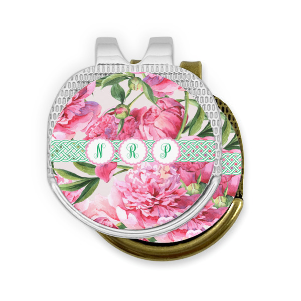 Watercolor Peonies Golf Ball Marker Hat Clip - PARENT/MAIN