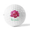 Watercolor Peonies Golf Balls - Titleist - Set of 12 - FRONT