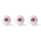 Watercolor Peonies Golf Balls - Titleist - Set of 3 - APPROVAL