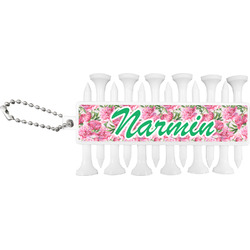 Watercolor Peonies Golf Tees & Ball Markers Set (Personalized)