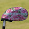 Watercolor Peonies Golf Club Cover - Front