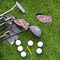 Watercolor Peonies Golf Club Covers - LIFESTYLE
