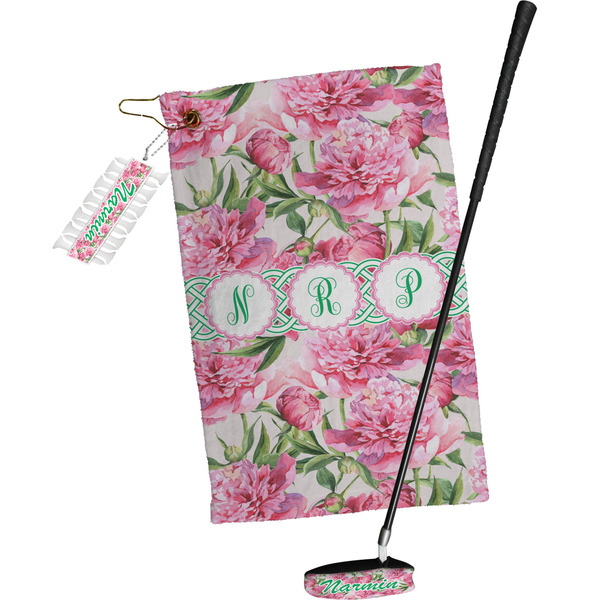 Watercolor Peonies Golf Gift Kit (Full Print)