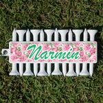Watercolor Peonies Golf Tees & Ball Markers Set (Personalized)
